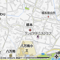 徳島県徳島市八万町橋本139周辺の地図