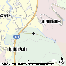 徳島県吉野川市山川町丸山50周辺の地図