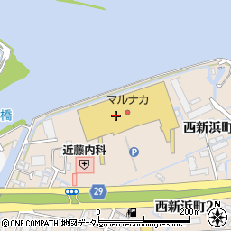 ジュエルカフェ　マルナカ徳島店周辺の地図