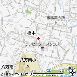 徳島県徳島市八万町橋本296-5周辺の地図