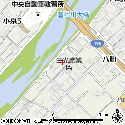 愛媛県今治市中寺1087周辺の地図