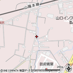 山口県防府市植松758周辺の地図