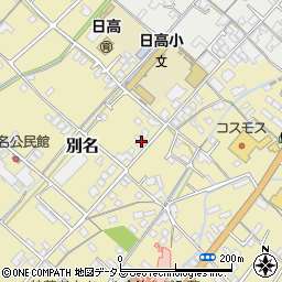 愛媛県今治市別名455周辺の地図