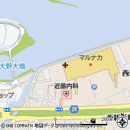 徳島県徳島市西新浜町1丁目6周辺の地図