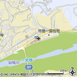 徳島市　一宮教育集会所周辺の地図