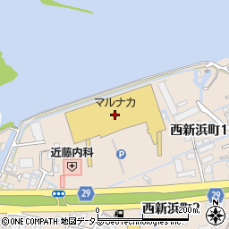 マルナカ徳島店周辺の地図