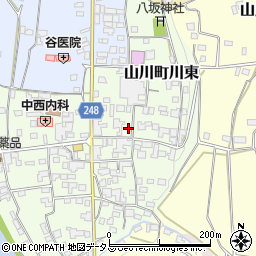 徳島県吉野川市山川町川東112周辺の地図