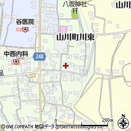 徳島県吉野川市山川町川東169周辺の地図