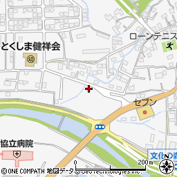 徳島県徳島市八万町新貝201周辺の地図