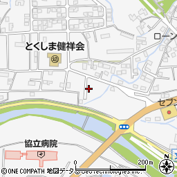 徳島県徳島市八万町新貝118周辺の地図