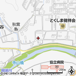 徳島県徳島市八万町新貝44周辺の地図