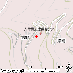 徳島県三好市池田町西山古野周辺の地図