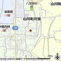 徳島県吉野川市山川町川東171周辺の地図