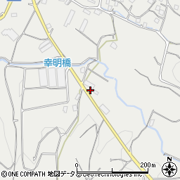 和歌山県有田郡有田川町奥605周辺の地図