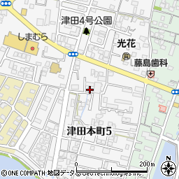 ウィルモア津田本町Ｂ周辺の地図