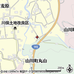 徳島県吉野川市山川町東麦原9-1周辺の地図