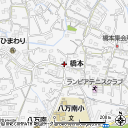 徳島県徳島市八万町橋本160周辺の地図