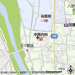 徳島県吉野川市山川町川東80周辺の地図