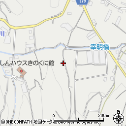 和歌山県有田郡有田川町奥525周辺の地図