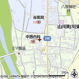徳島県吉野川市山川町川東90周辺の地図