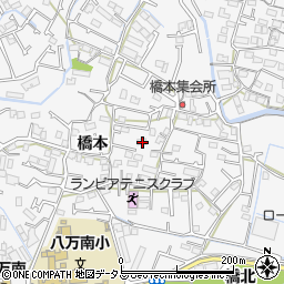 徳島県徳島市八万町橋本283周辺の地図