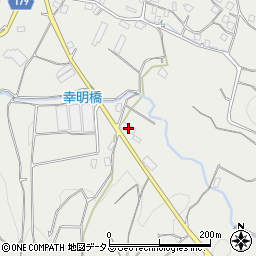 和歌山県有田郡有田川町奥607周辺の地図