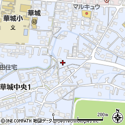 〒747-0848 山口県防府市華城中央の地図
