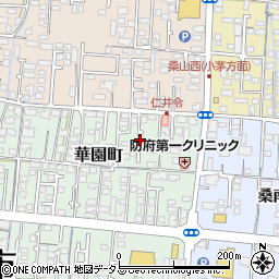 山口県防府市華園町2周辺の地図