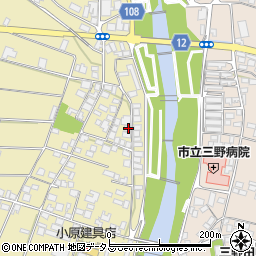 徳島県三好市三野町太刀野7周辺の地図