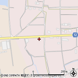 徳島県三好市三野町勢力122周辺の地図