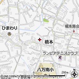徳島県徳島市八万町橋本162周辺の地図