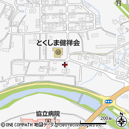 徳島県徳島市八万町新貝110周辺の地図