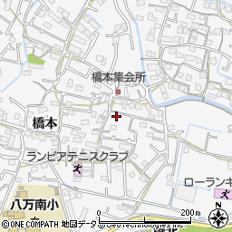徳島県徳島市八万町橋本348周辺の地図