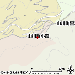 徳島県吉野川市山川町小路13周辺の地図