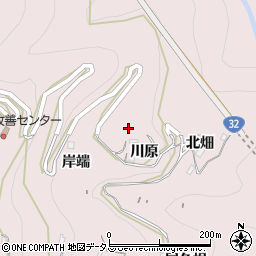 徳島県三好市池田町西山川原周辺の地図