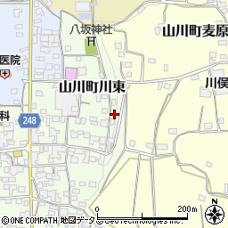 徳島県吉野川市山川町川東250周辺の地図