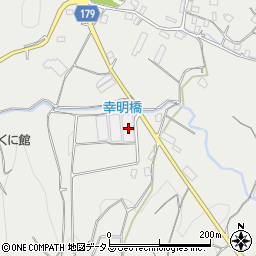 和歌山県有田郡有田川町奥589周辺の地図