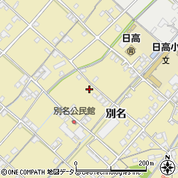 愛媛県今治市別名536周辺の地図