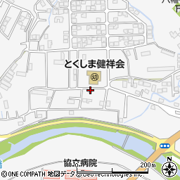 徳島県徳島市八万町新貝109-8周辺の地図