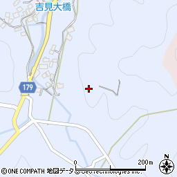 和歌山県有田郡有田川町吉見周辺の地図
