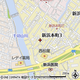 ゲオール化粧品徳島営業所周辺の地図