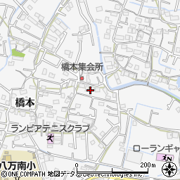 徳島県徳島市八万町橋本364周辺の地図