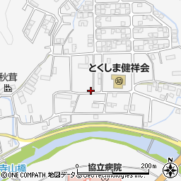 徳島県徳島市八万町新貝99-18周辺の地図