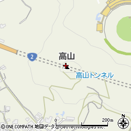 高山周辺の地図