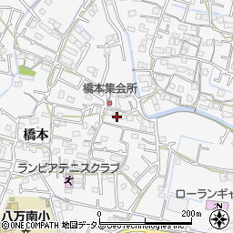 徳島県徳島市八万町橋本353周辺の地図