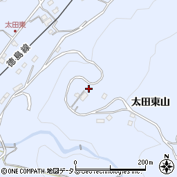 徳島県美馬郡つるぎ町貞光太田東山周辺の地図
