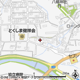 徳島県徳島市八万町新貝122周辺の地図