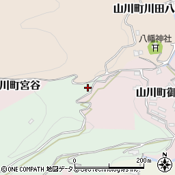 徳島県吉野川市山川町田ノ浦周辺の地図
