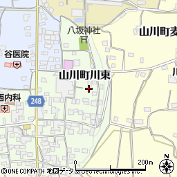 徳島県吉野川市山川町川東159周辺の地図