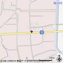 徳島県三好市三野町勢力232周辺の地図